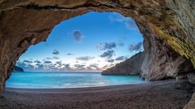 Porto Katsiki Beach Sunset On Lefkada Island Free To Use Loop Video No Copyright