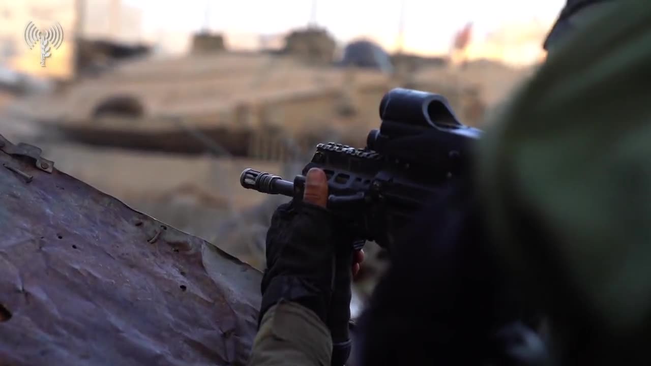 IDF says troops of the 7th Armored Brigade captured a Hamas stronghold in the