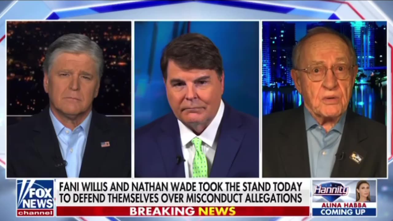 Sean Hannity - Gregg Jarrett - Allan Derschowitz - Fani & Wade