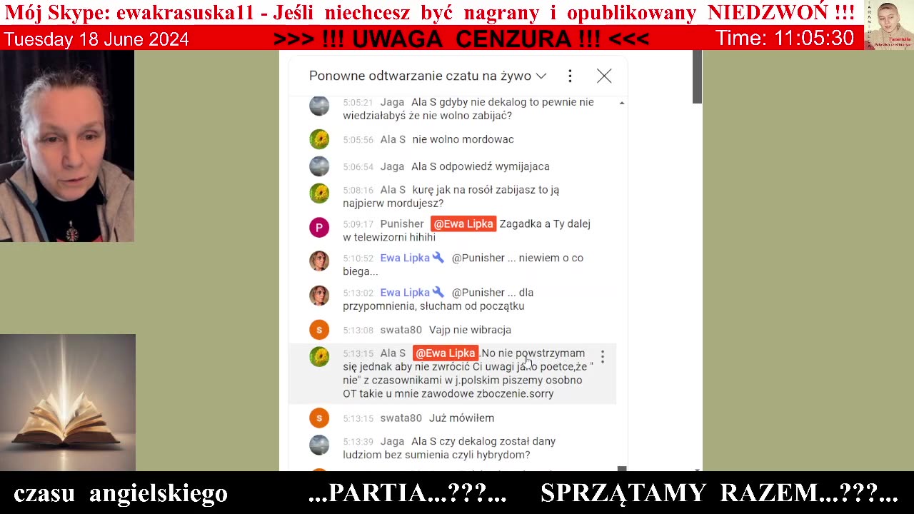 4876 - Ewka i jej słowotok kontra polonistka Ala S 👮♀️ - 18.06.2024 rok
