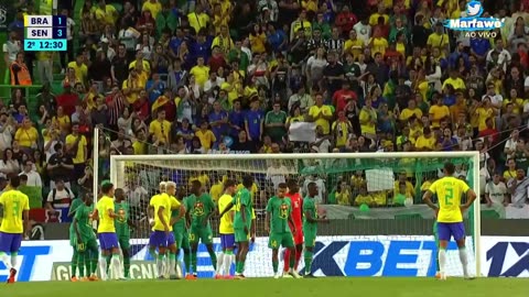 Brazil Vs Senegal, Second Goal for Brazil by Marquinhos 58’