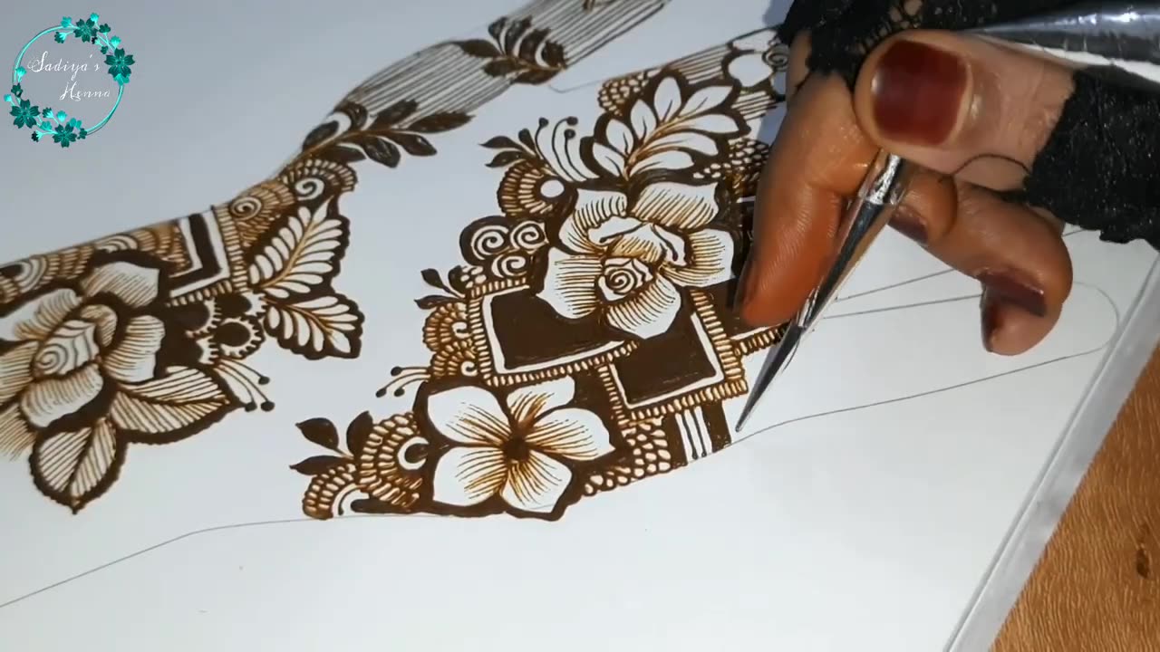 Mehndi class 15 | 3D Rose Mehndi Design | Rose Mehndi | Mehndi tutorial | Mehndi kaise lagae |Mehndi