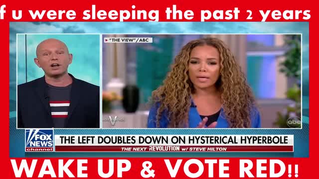 IF YOU WERE SLEEPING THE PAST 2 YEARS, WAKE UP & VOTE RED