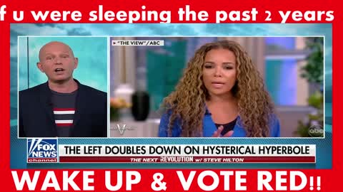IF YOU WERE SLEEPING THE PAST 2 YEARS, WAKE UP & VOTE RED