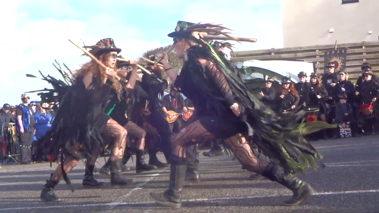 Beltane Border Morris - Ravaged Oak - The Dark Gathering - 28 Oct 23