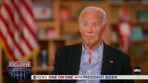Biden Says Only GOD can make Drop Out