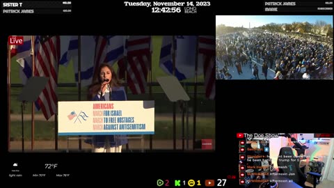 Live: Washington DC Israel Rally | Tuesday | 11-14-23