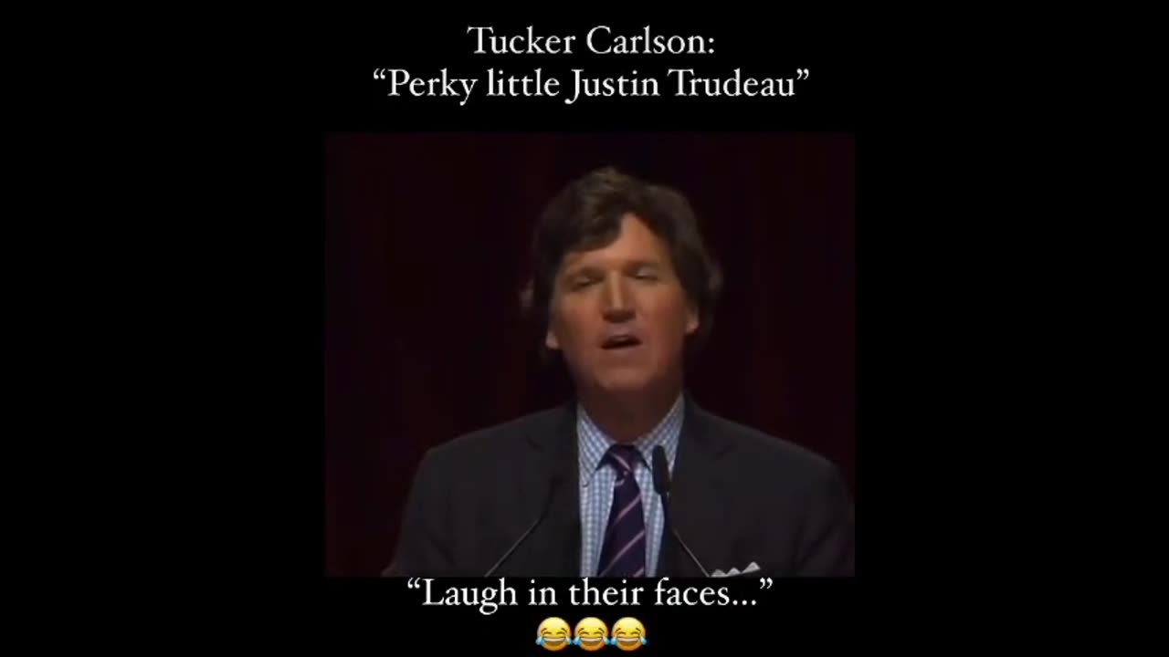 Tucker Carlson - Perky little Justin Trudeau