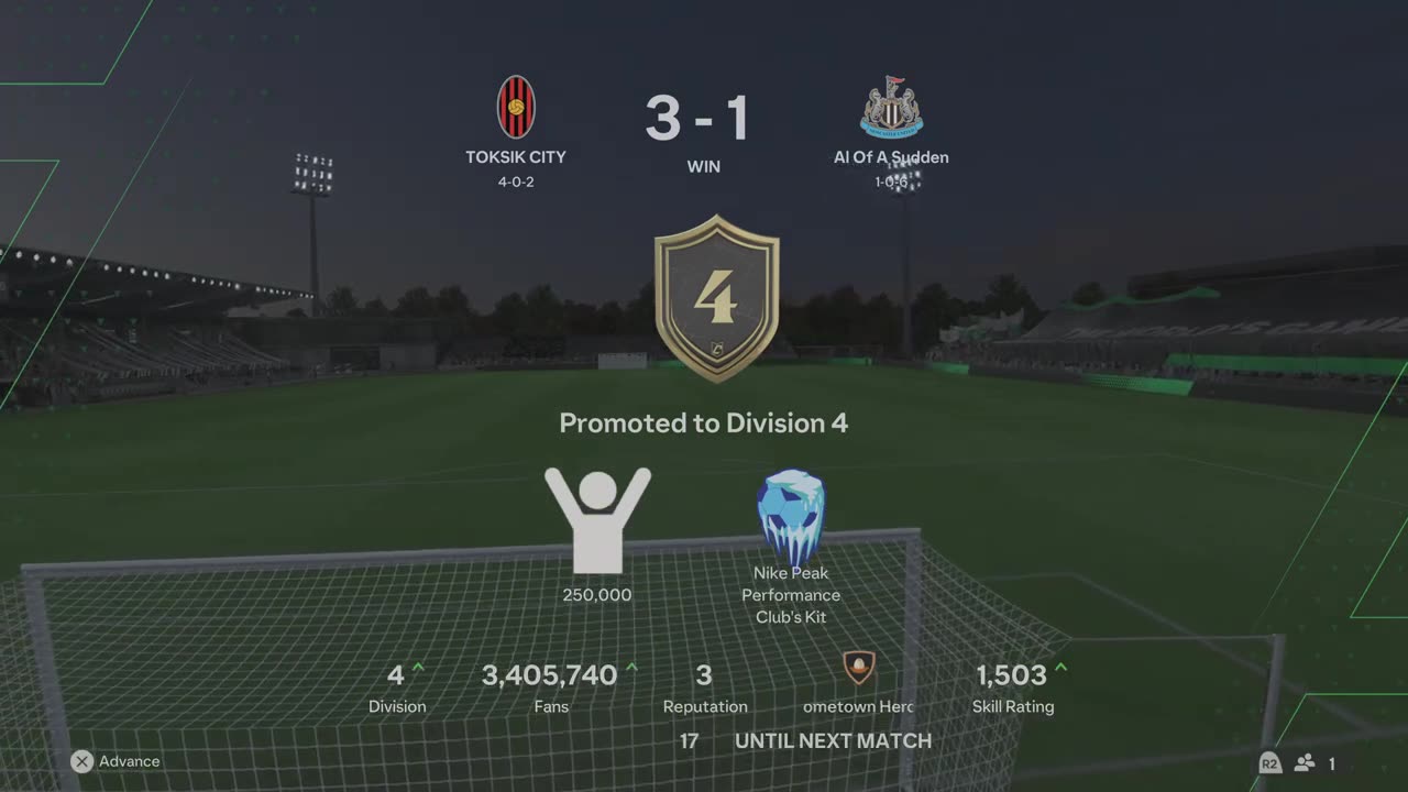 FC 24 - Toksik City Promotion (3-1) Super Solo Goal!! Season 2 Division 5