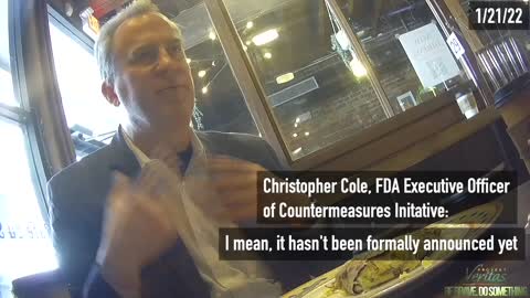 FDA Executive Officer on Hidden Cam Reveals Future Covid Policy