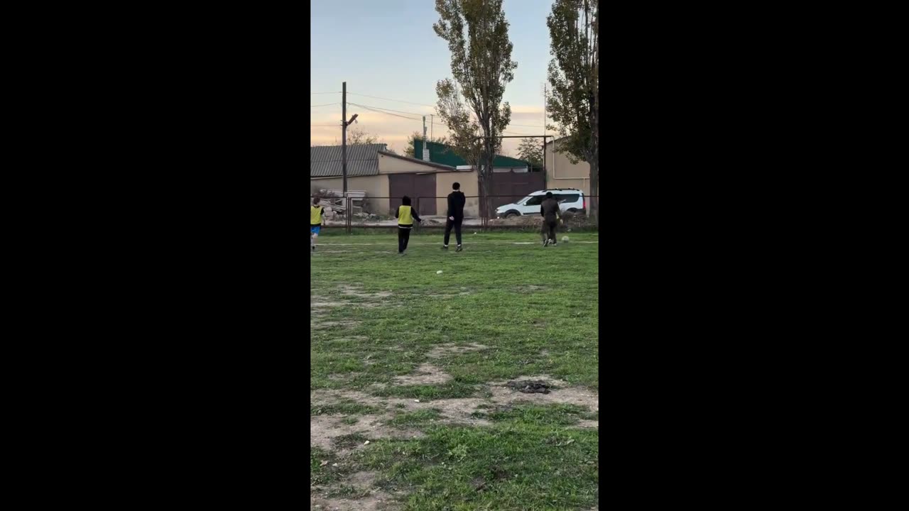 Islam Makhachev playing Football with Kids in Dagestan