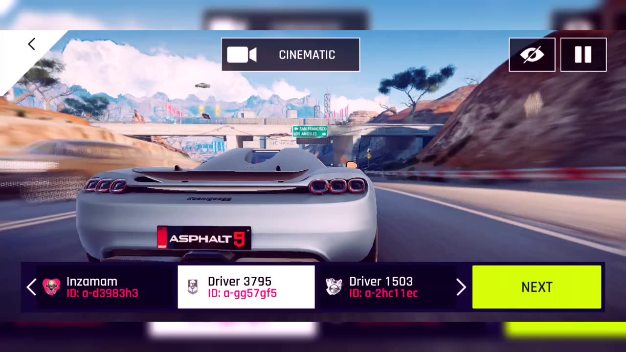 Most wanted car game Asphalt legends 9 amazing game video