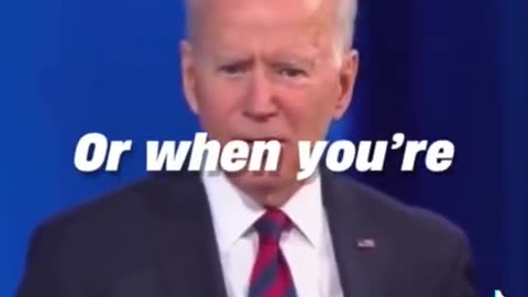 "You, you got the vaccination? Are, are you OK?" Joe Biden