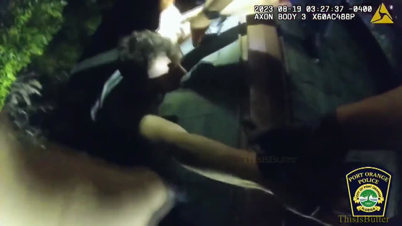 Body cam shows accused burglar being arrested on the roof of a Port Orange home