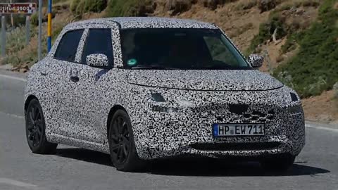 2023 AllNew Suzuki Swift 4thGen Mini Car Exterior Spy Shots Engine Release Date