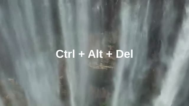 Ctrl + Alt + Del ⚠️