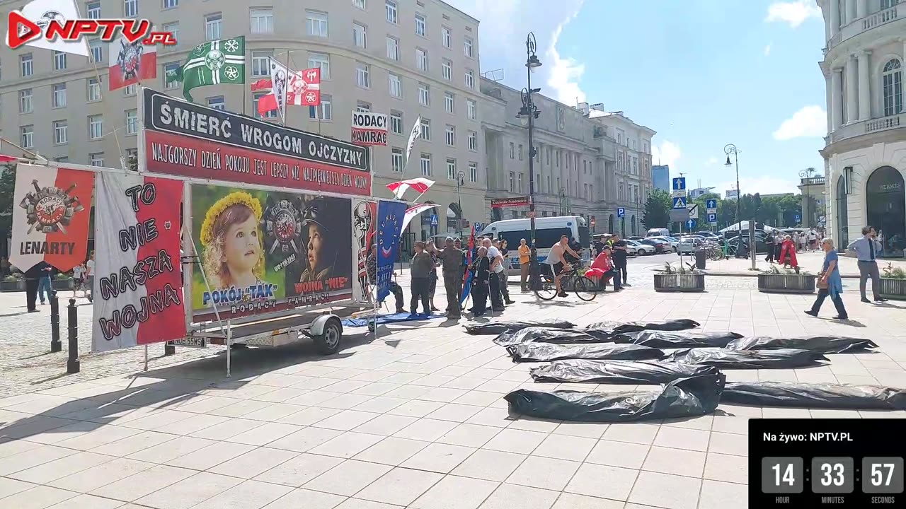 Pikieta na skrzyżowaniu. Czw.6.06.2024r. Wojciech Olszański, Marcin Osadowski NPTV.pl Rodacy Kamraci