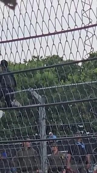 In Chicago NASCAR, a protester from Palestine attempted to display a Palestine flag.