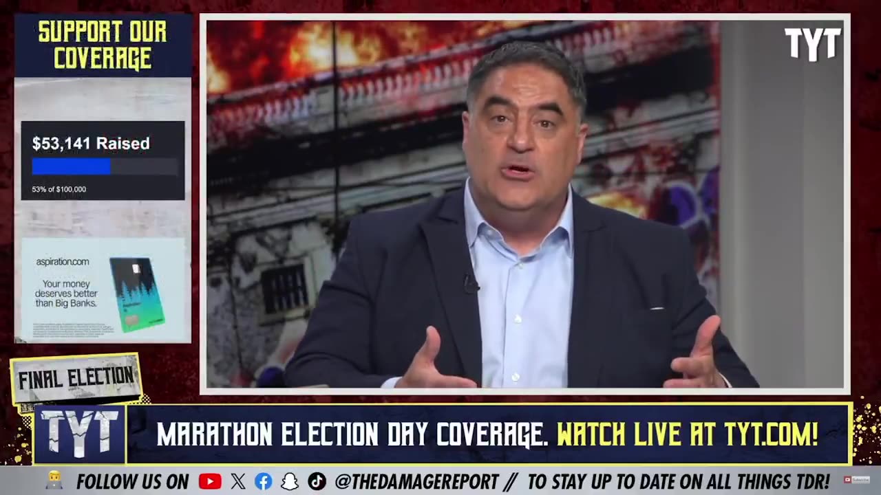 Cenk Uygur epic rant - leftist populism. I like him a lot better now. 11/5/24