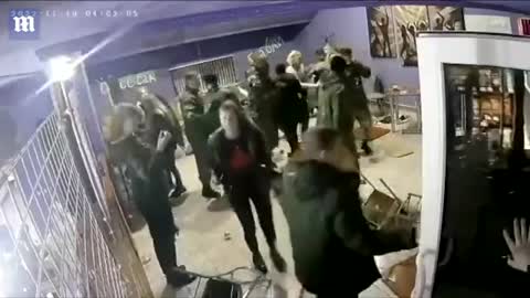 Putin's recruits start the 'war' in the night club in Russia