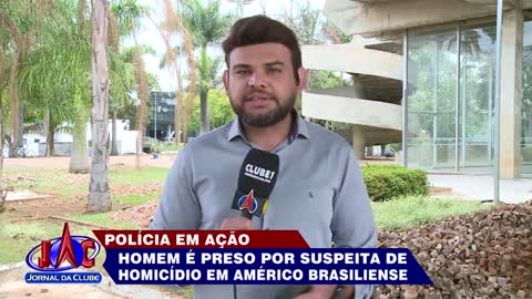 Homem é preso por suspeita de homicídio, em Américo Brasiliense - Jornal da Clube (04/10/2022)