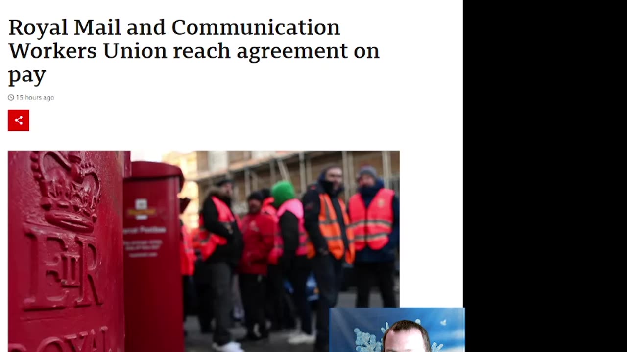 Royal Mail and Communication Workers Union reach agreement on pay