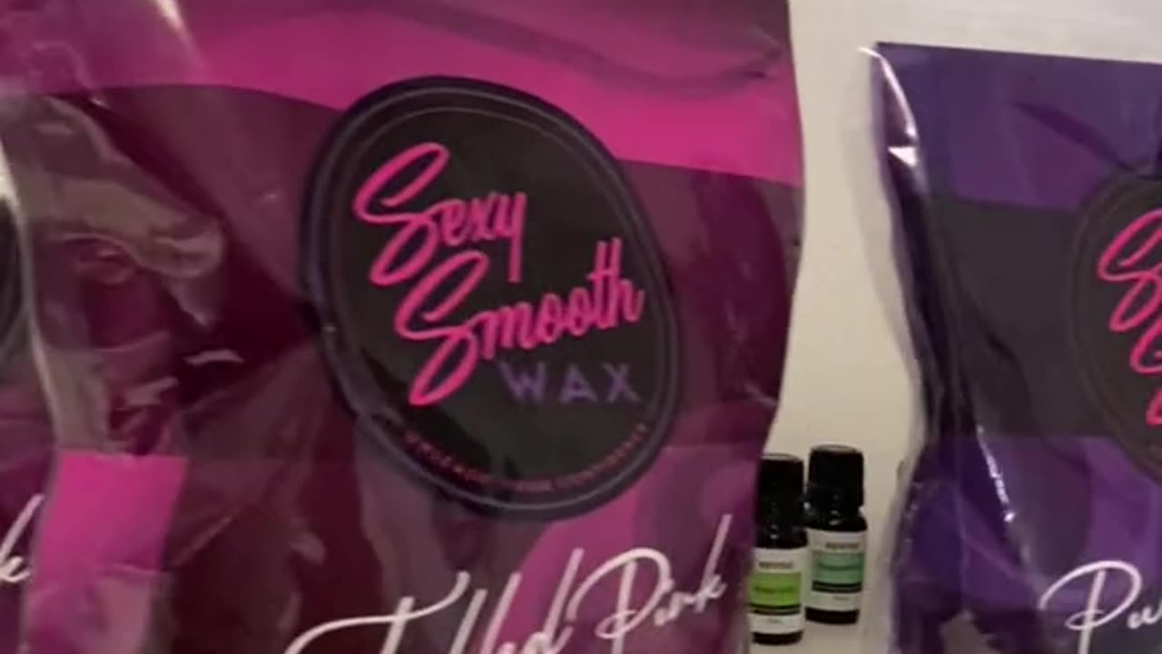 Melting & Reviewing Sexy Smooth Purple Seduction and Tickled Pink Hard Wax by @skin.boss_