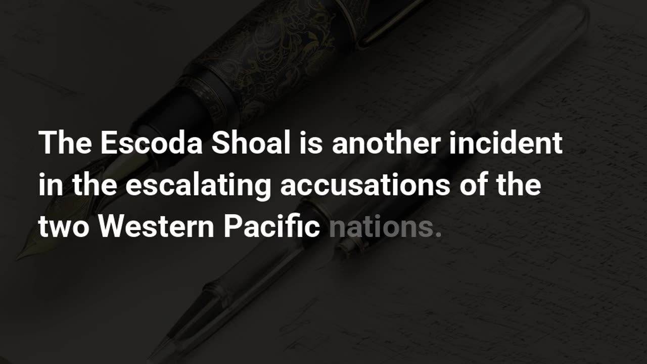 “The Philippines Challenge Another Chinese Incursion in its Exclusive Economic Zone” - Audio Sample