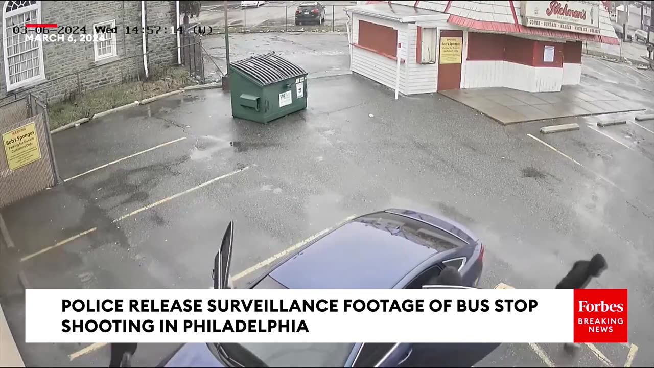 CONTENT WARNING- Philadelphia Police Release Footage Of Shooting At Bus Stop That Injured 8 Teens