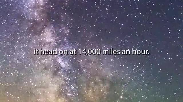An asteroid may be hitting Earth.