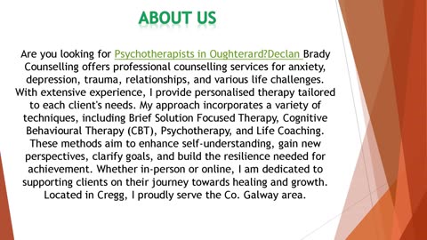 Are you looking for Psychotherapists in Oughterard?