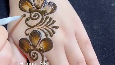 Beautiful mehndi design