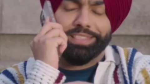 Ammy Virk On Phone Call Funny Short