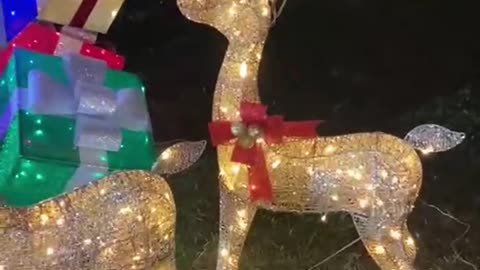 We set a #Christmaslight scene outdoor in rains, #Hoyechi products, it was a valuable experience.