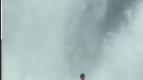 Jumping Off Waterfall!