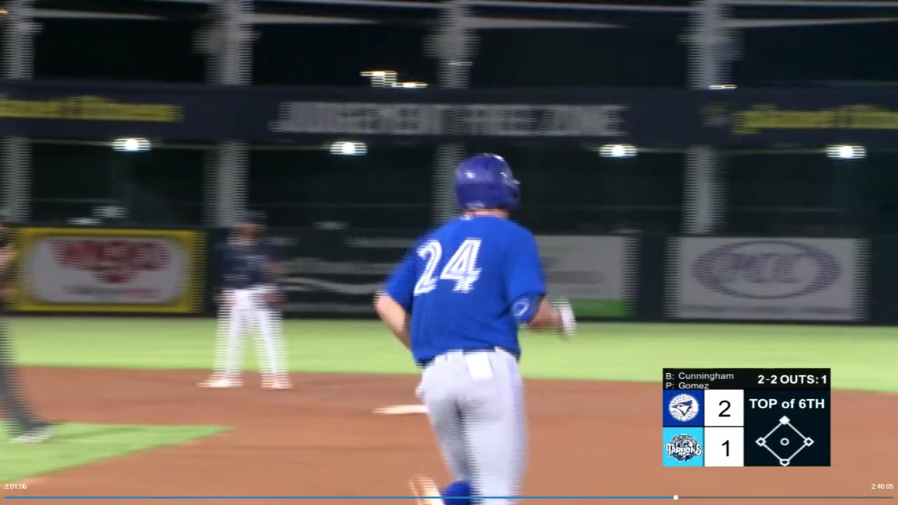 Homerun vs Tampa