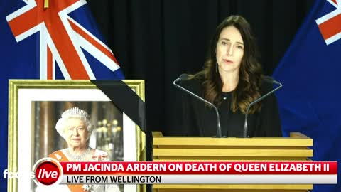 Jacinda Ardern delivers statement after the death of Queen Elizabeth