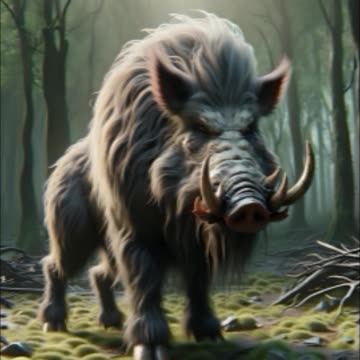 Daeodon the prehistoric wild boar