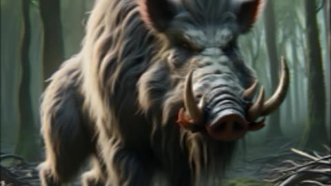 Daeodon the prehistoric wild boar