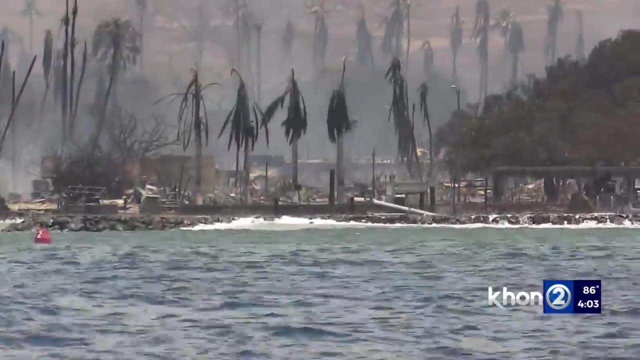 Fire flare ups continue to plague Lahaina. Now, a shell of what it once was