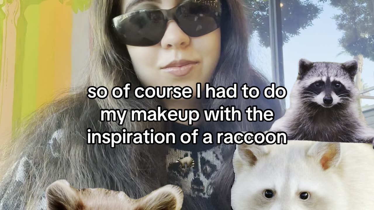 #makeup #mapche #raccoon #latina #baddie #hehe #funny #tea