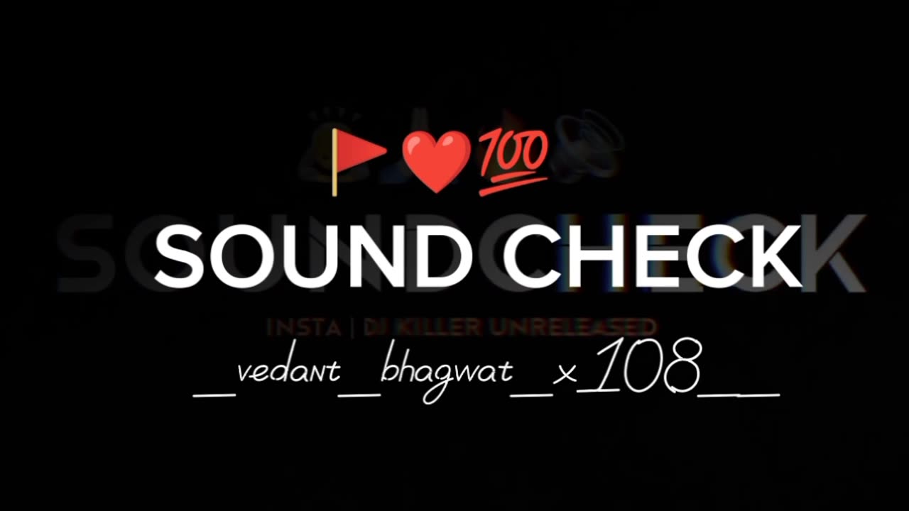 Sound check πΆπ§