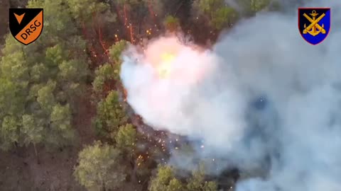 Russian Ammo Truck Detonates