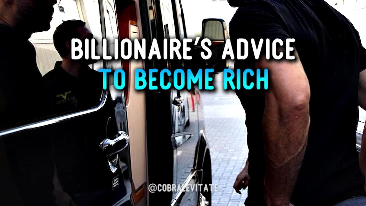 Andrew Tate's Tip to get rich fast