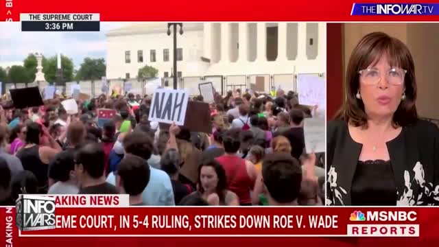 Democrats calling for civil war over Roe vs Wade b