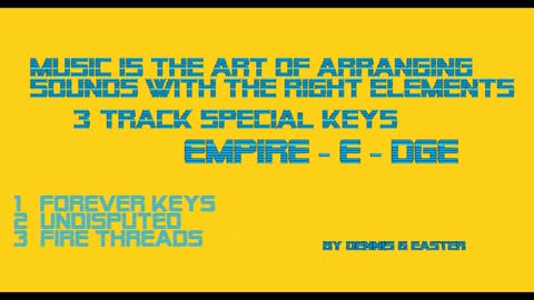 EMPIRE - E - DGE 3 TRACKS SPECIAL KEYS