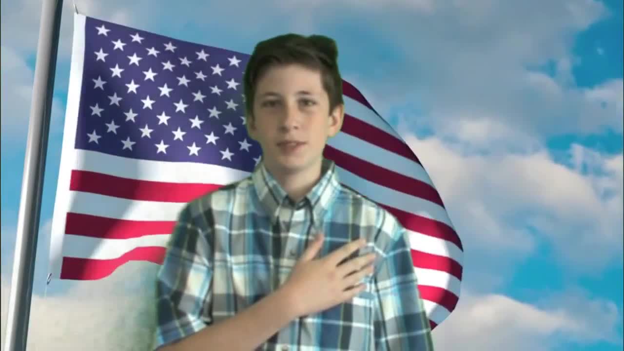 I Pledge of Allegiance performed by students