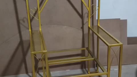 Golden chair and amazing