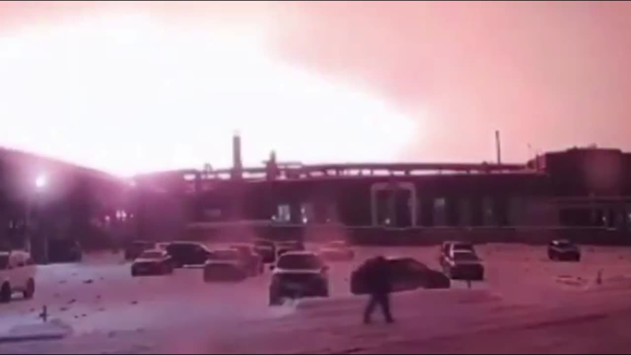 Huge explosion in Bryansk, Russia