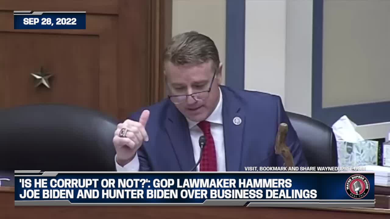 GOP Lawmaker Hammers Joe Biden And Hunter Biden Over Business Dealings